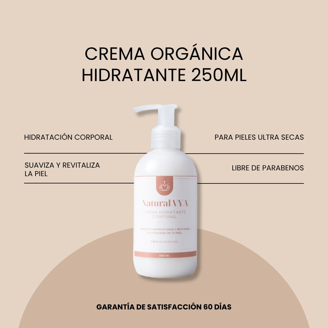 Crema Organica Hidratante de Cuerpo - 250ml