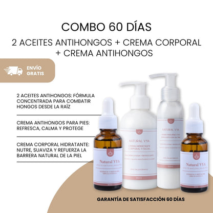 COMBO ANTIHONGOS Crema + Aceite