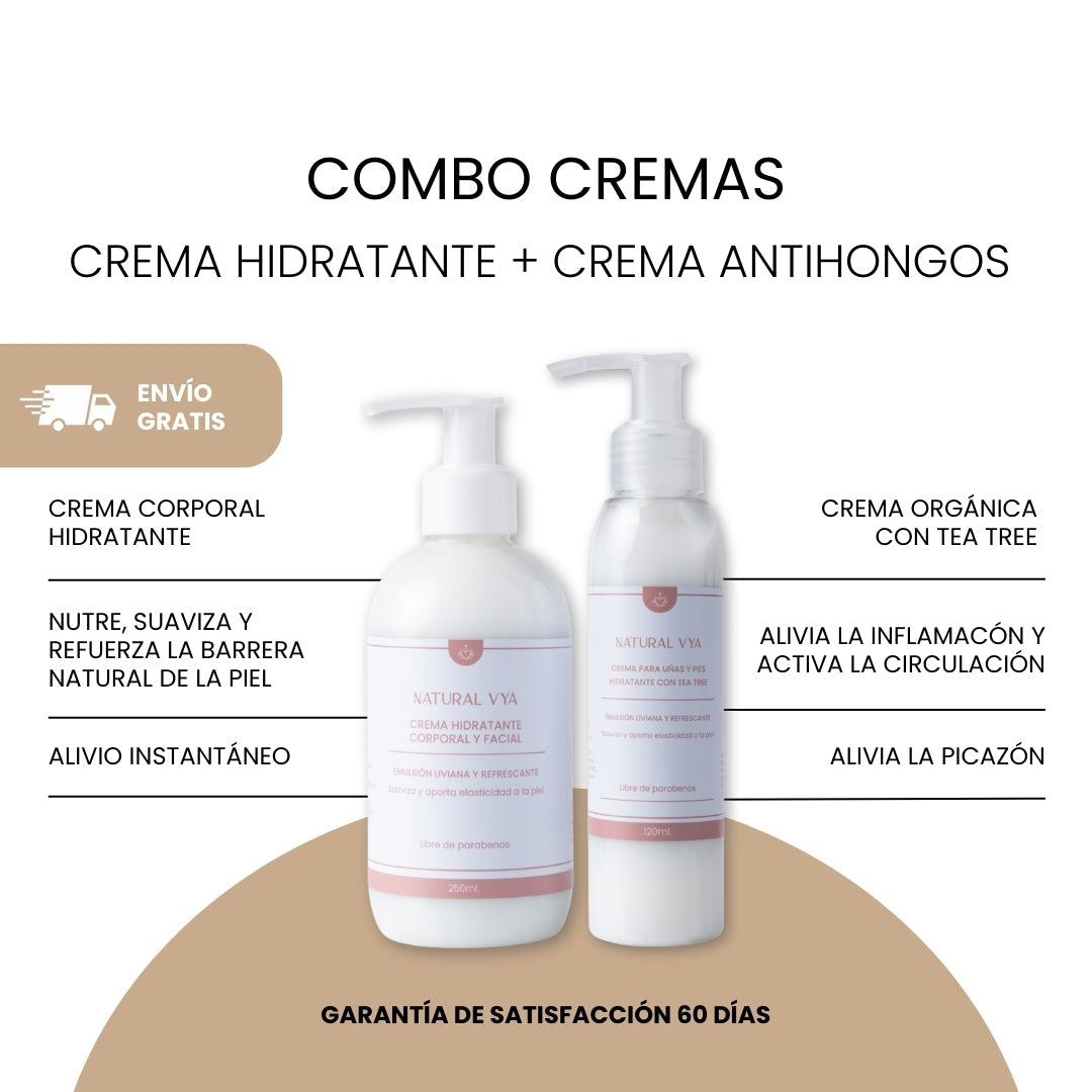 COMBO ANTIHONGOS Crema + Aceite