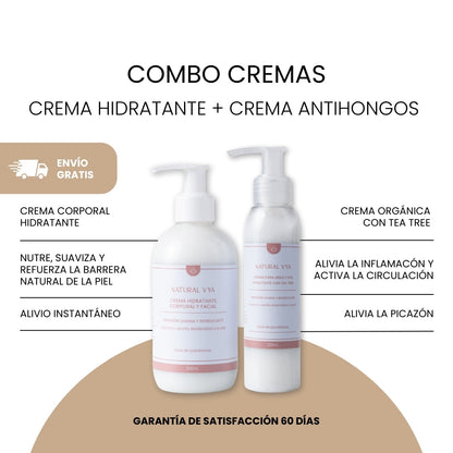 COMBO ANTIHONGOS Crema + Aceite