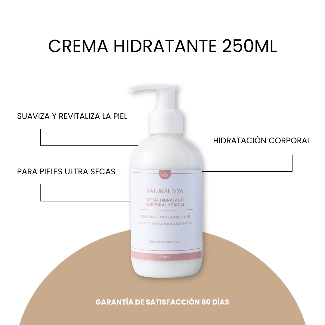 Crema Organica Hidratante de Cuerpo - 250ml
