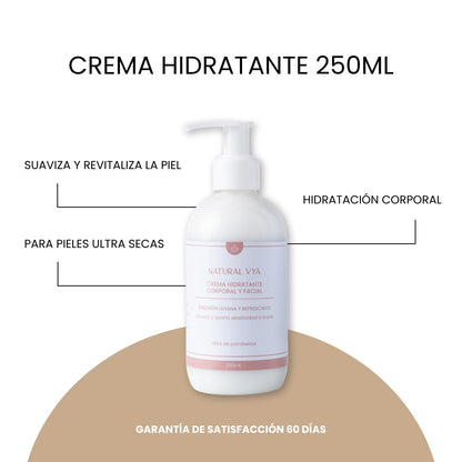 Crema Organica Hidratante de Cuerpo - 250ml