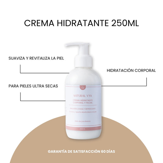 Crema Organica Hidratante de Cuerpo - 250ml